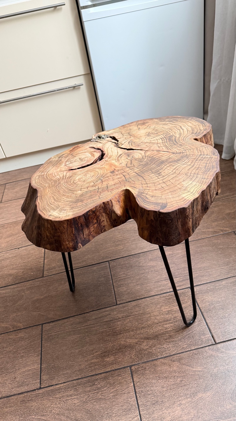 Live edge maple table